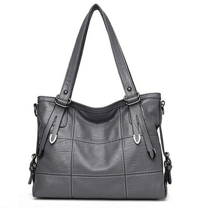 Vintage Solid Crossbody Bags Women PU Leather Luxury Shoulder Bag Large Capacity