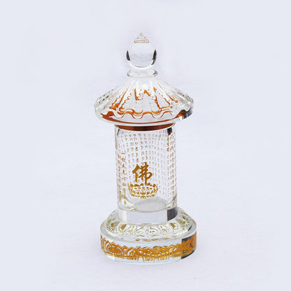 New Stupa Bodhi Large Sealed Crystal Stupa Buddhist Reliquary Pagoda Home Decor
