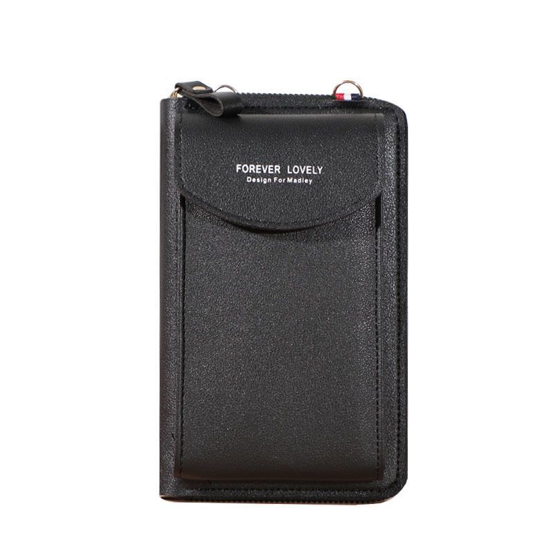 Wallet Shoulder Mini Synthetic Leather Bag Straps Phone Big Card Holders Handbag