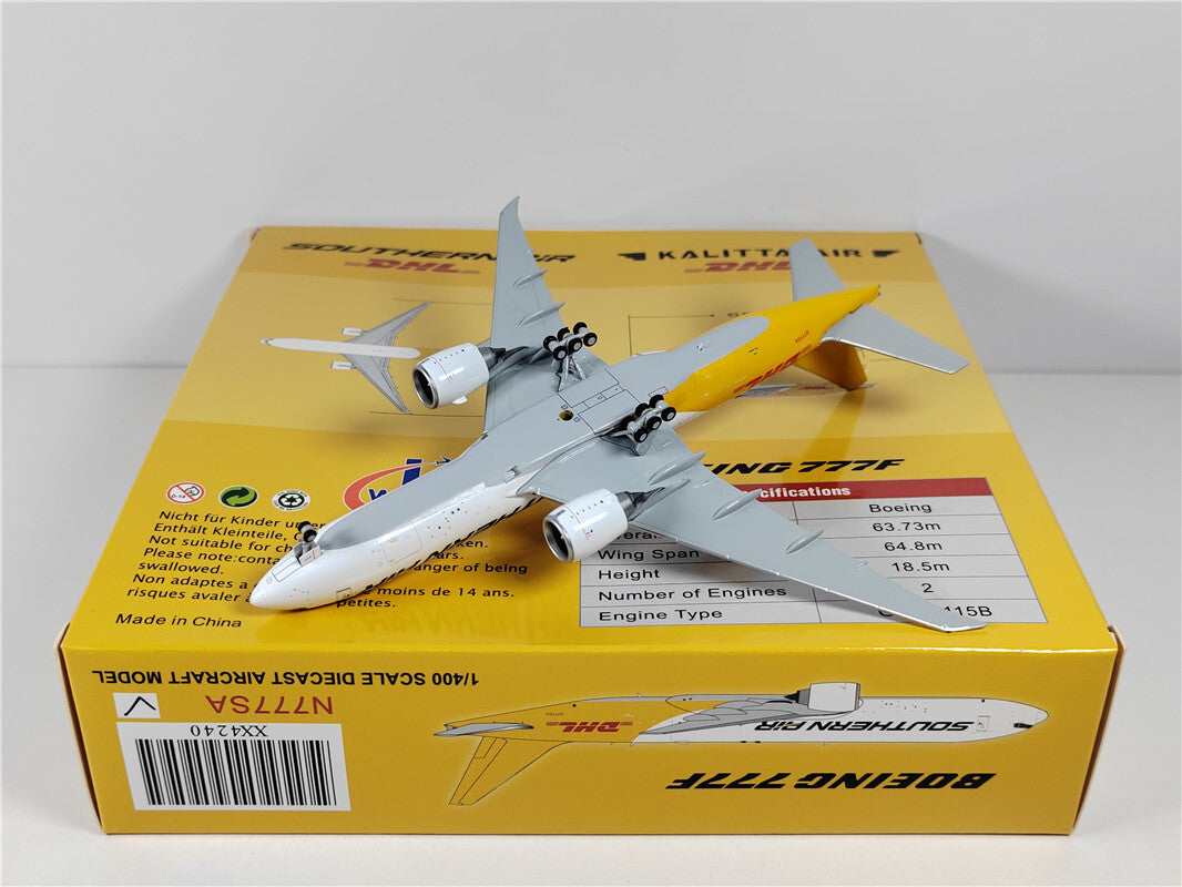 1:400 JC Wings SOUTHERN AIR BOEING B777-200F Passenger Airplane Diecast Model
