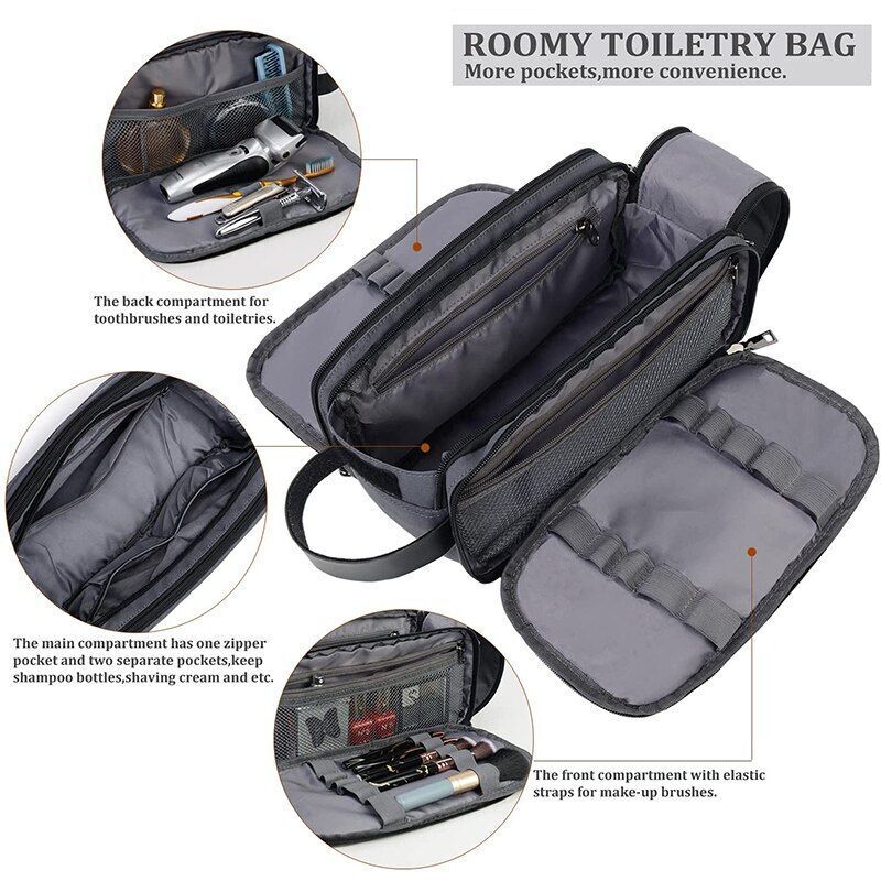 Traveling Bag Waterproof Bathroom Makeup Organizer Purse Handbag 28*15*15 CM 1PC