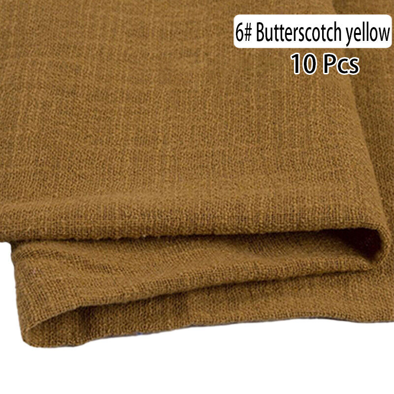 10PCS Napkins Retro Cotton Tea Towel Wedding Supplies Home Table Decor