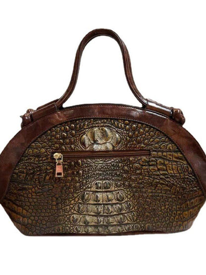 Luxury Shoulder Bag Pattern Handbag Genuine Leather Crossover Purse 31*11*22 CM