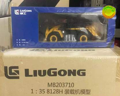 1:35 34CM LIUGONG 8128H Wheel Loader Construction Machine Vehicle Diecast Model