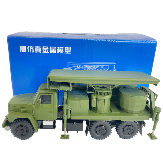 1:30 China's New Phased-Array Radar Q08 Radar Vehicle Alloy Model