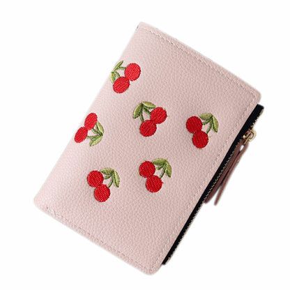 Women Wallet Coin Girl Purse Card Clmps Lady Holder Mini Cash Handbag PU Leather