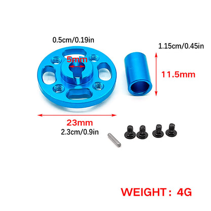 RC Gears High-Speed Metal Gear Aluminum Kit for TAMIYA TT-02 RC Crawler Car 63T