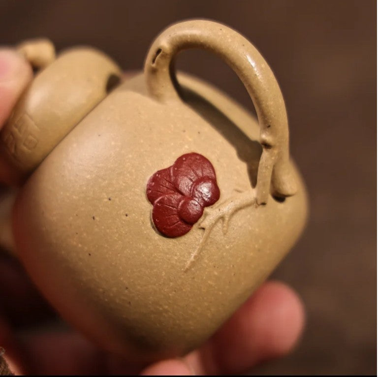 90cc chinese Yixing Handmade Zisha teapot Duan Clay Gourd Gongfu hu Tea Pot