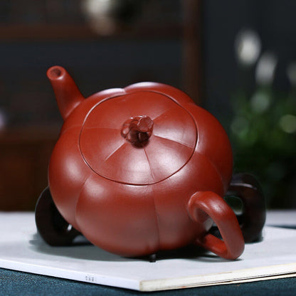 Sold At A Loss Real Yixing Zisha Dahongpao Clay Tea Pot Pumpkin Design Handmade