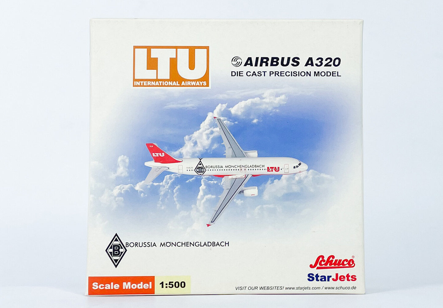 1:500 InFlight LTU AIRBUS A320 Passenger Plane Airplane Diecast Aircraft Model