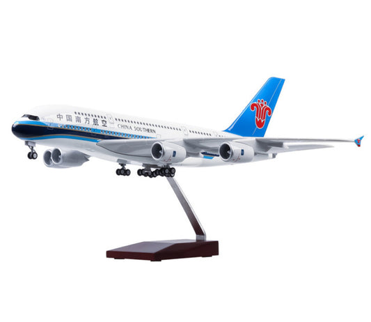 46CM 1:160 CHINA SOUTHERN AIRBUS A380 Airplane Landing Gear Resin Aircraft Model