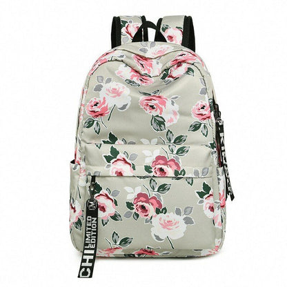 Shoulder Bag Campus Girls's Nylon Backpack Rucksack Women School Bag Knapsack