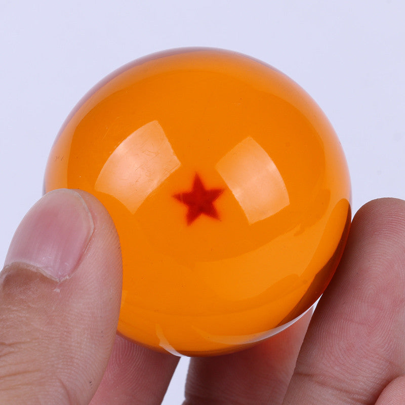 Set of Acrylic Miniature Dragon Balls - 1.7" Each with Collectible Storage Box