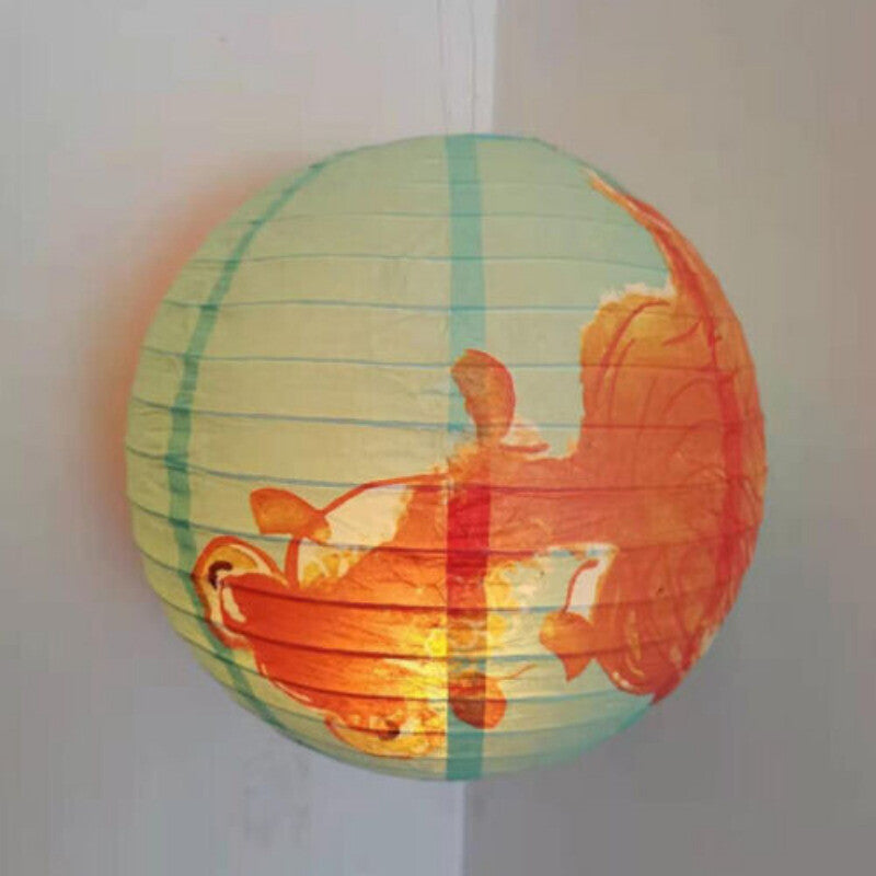 Unique Flower Paper Lanterns Chinese Japanese Festival Retro Balls Party
