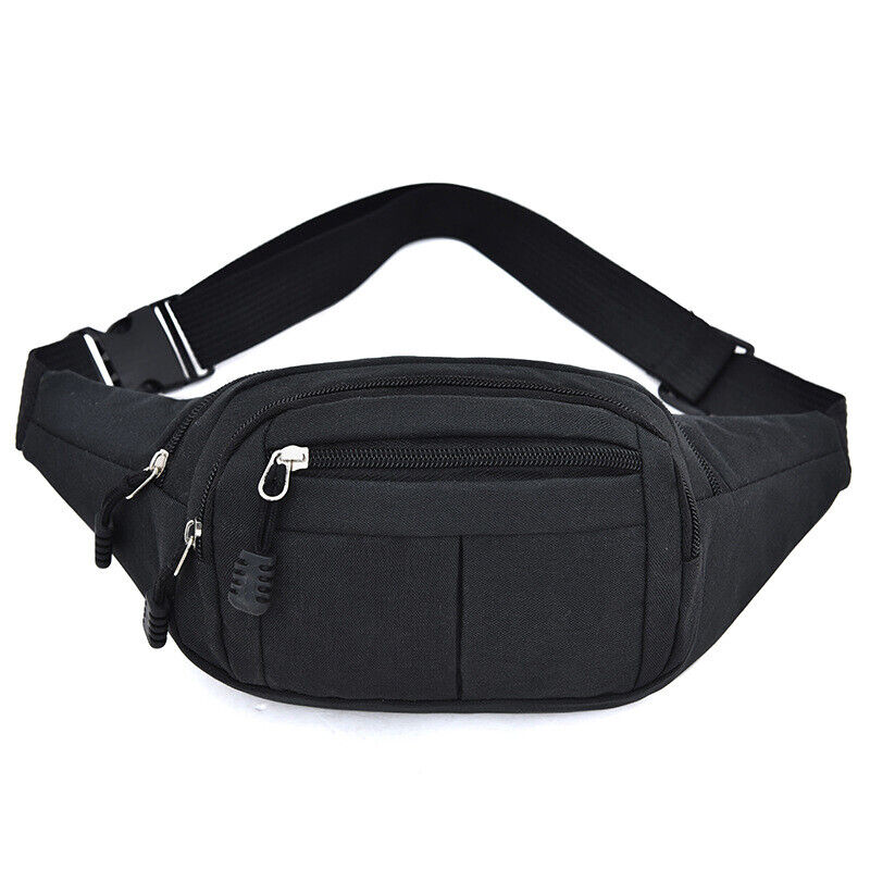 Men's Waist Pack Bags Belt Bag Travel Riding Motorcycle Crossbody Purse Pouch