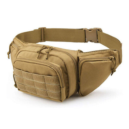 Men Bag Waterproof Oxford Cloth Sports Hiking Camping Fishing Outdoor Waist Bag