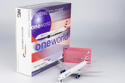 1:400 NG Model BRITISH AIRWAYS BOEING 777-200ER Passenger Airplane Diecast Model