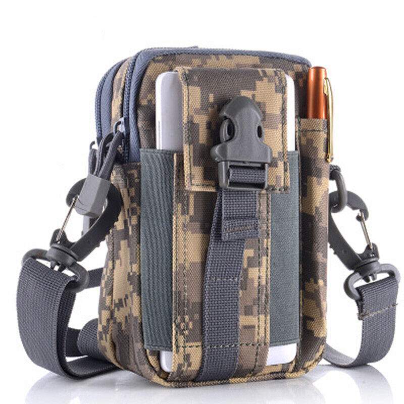 Multi Functional Tactical Molle Waist Bag Waist Fanny Pack with Crossbody Strap
