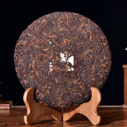Cake Tribute Health Drink 357g Yunnan Black Tea Pu'er Cooked -
