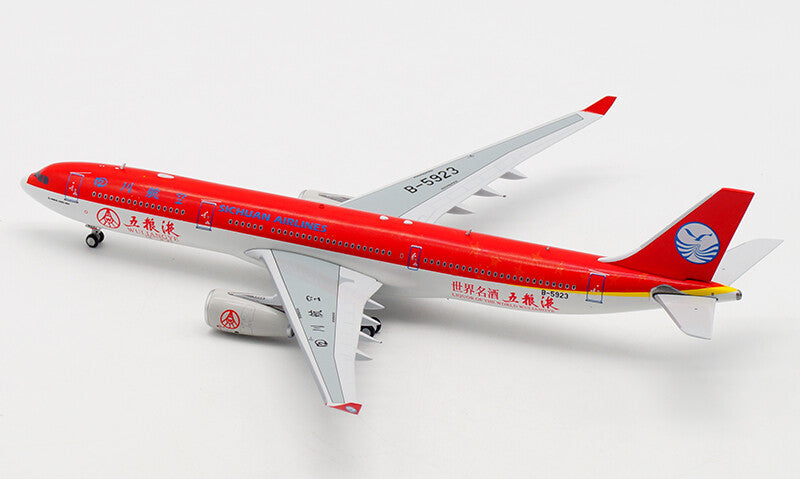Aviation Sichuan Airlines Airbus A330-300 B5923 Wuliangye 1/400 diecast plane