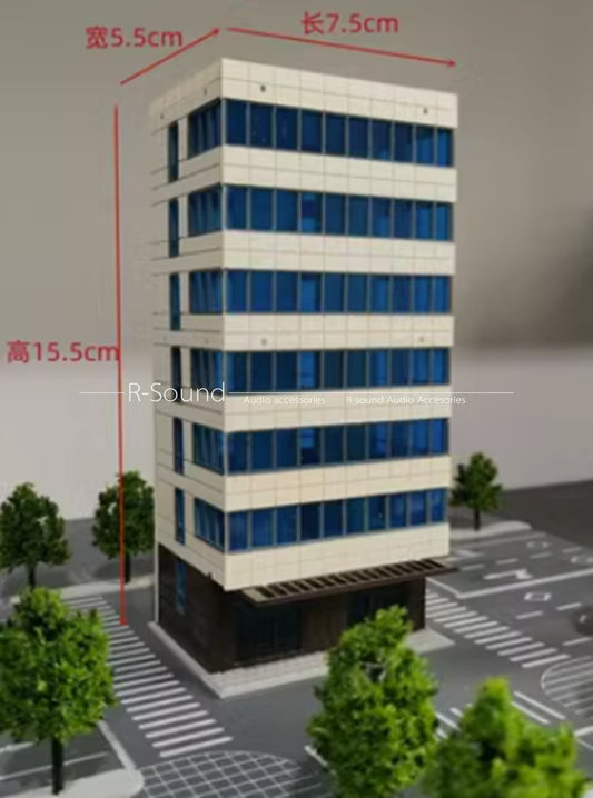 1/150 City Scenes Sandbox Building Model High-rise Plastic Assembled Buildings