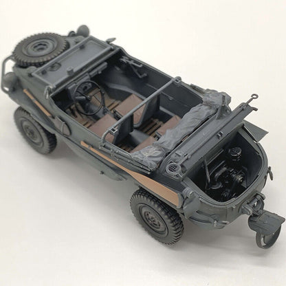 1:35 ARTISAN TYPE166 Amphibious Off-road Vehicle Plastic Diecast Military Model
