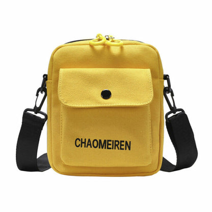 Women Ladies Shoulder Crossbody Bag Canvas Messenger Handbags Bags Men Fashion