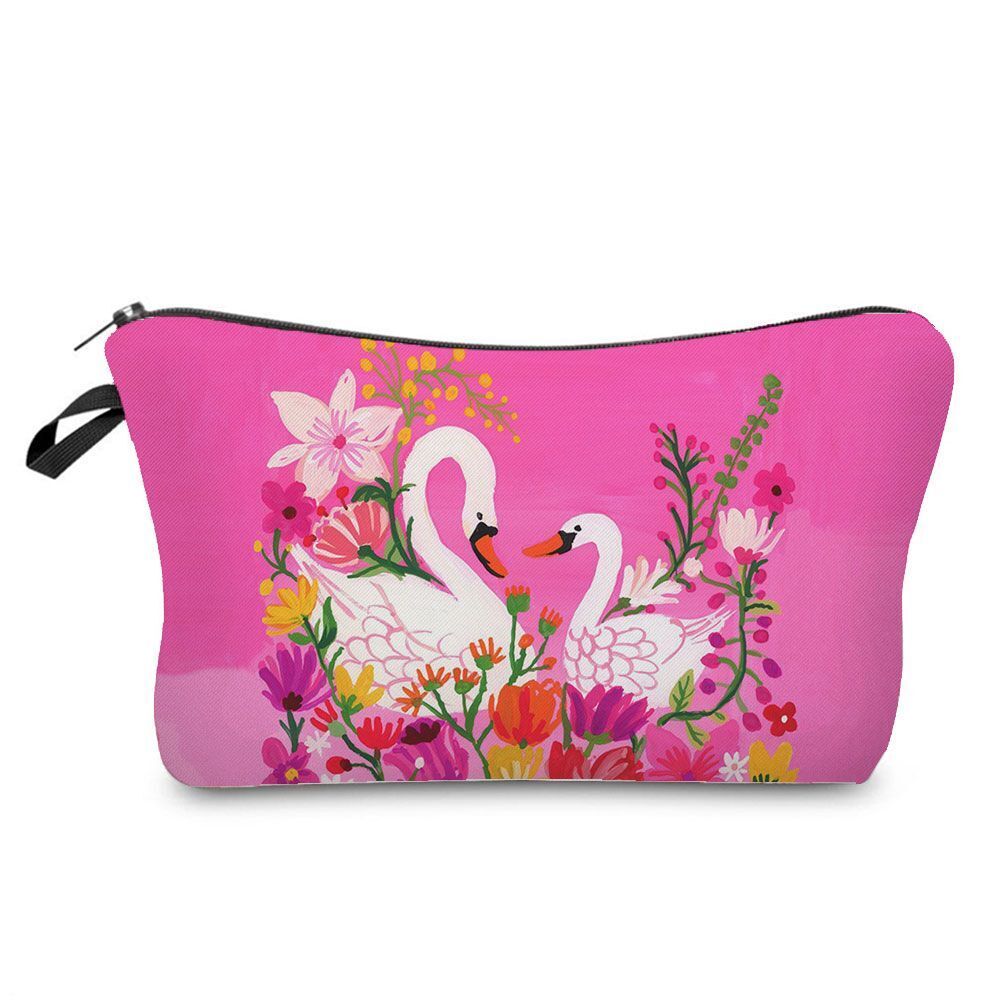 Makeup Bags Dancer Print Cosmetic Case Toiletries Organizer Traveling Polyester