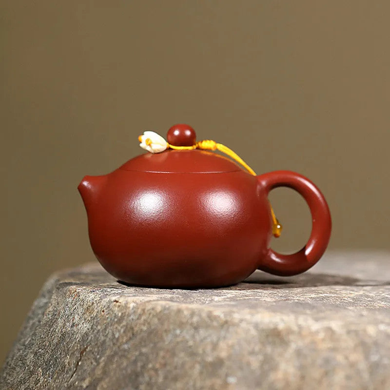 Chinese Yixing Zisha Teapot Handmade Xishi Small Capacity Dahongpao Kettle pot