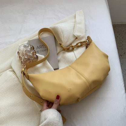 Soft Synthetic Leather Handbag Vintage Crossbody Bag Shoulder Purse 35*17*6 CM