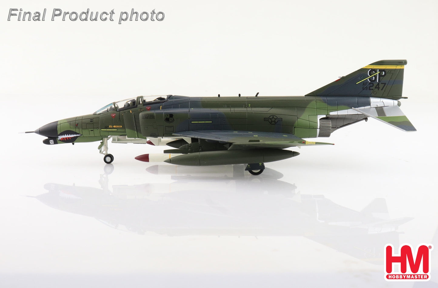 1:72 HM F-4G "Wild Weasel" 52nd TFW, Spangdahlem AB, 1985 Fighter Diecast Model