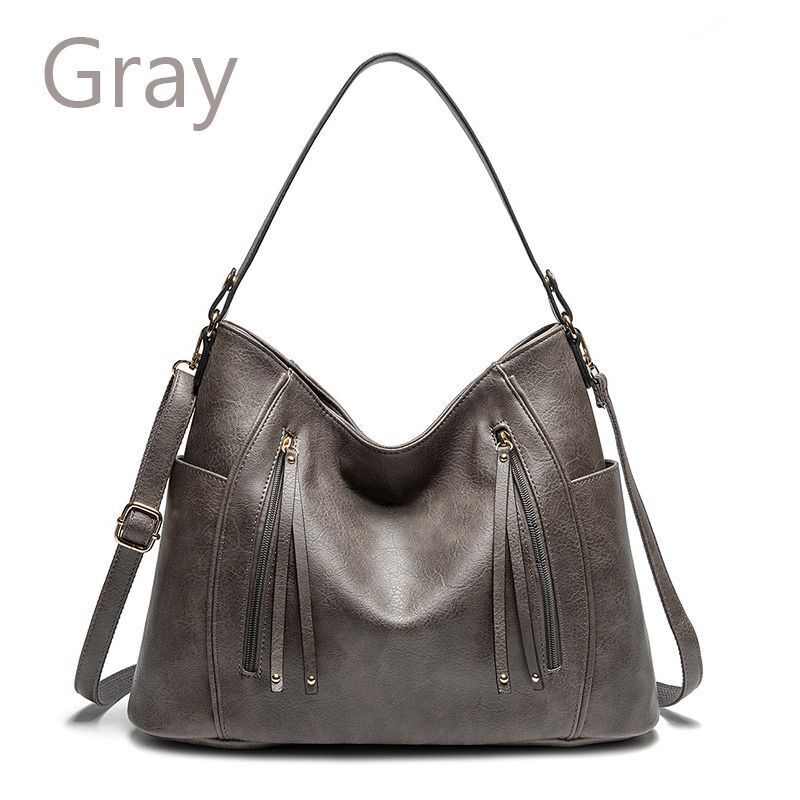 Bag Handbags Messenger Purse Leather Vintage Big Hobos Durable 39*14*29 Cm Pouch