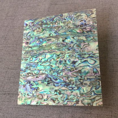 Abalone Shell Sheets Natural Mother Of Pearl Laminate Craft Carved Inlay 14x12cm