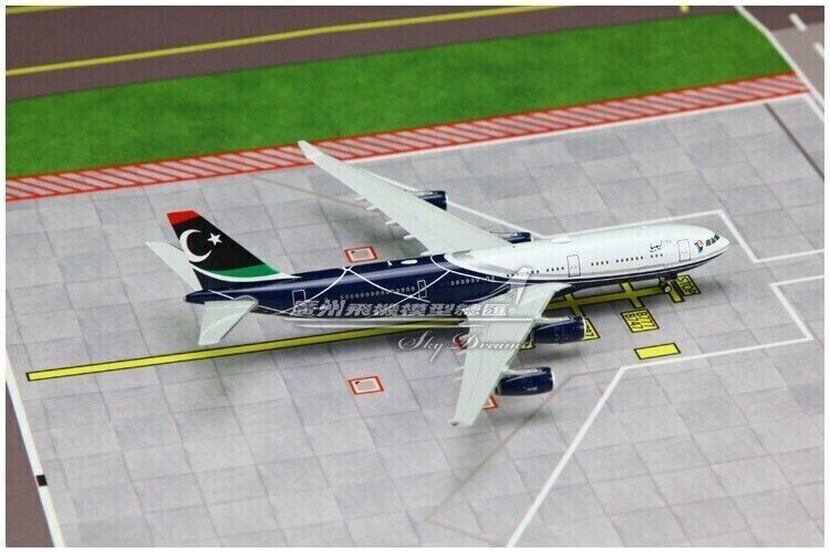 1:400 Phoenix Libya AIRBUS A340-200 Passenger Airplane Diecast Aircraft Model