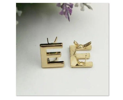 English Letters Rivets 5Pcs Metal DIY Claw Studs Bags Clothes Hats Leather Decor
