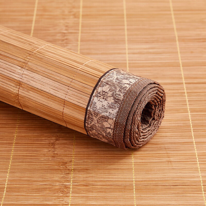 Summer Sleeping Mat For Bed Bamboo Folding Mat Rattan Cool Feeling Multi Size
