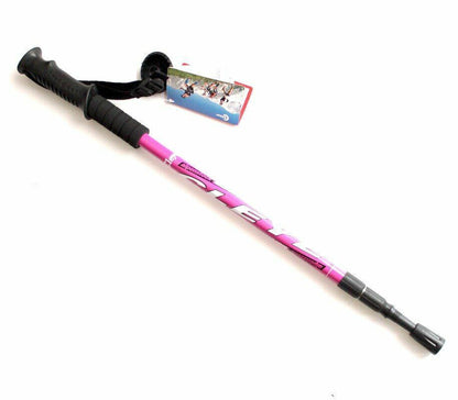 135CM Aluminum Walking Stick Hiking Telescopic Trekking Climbing Pole Canes Blue