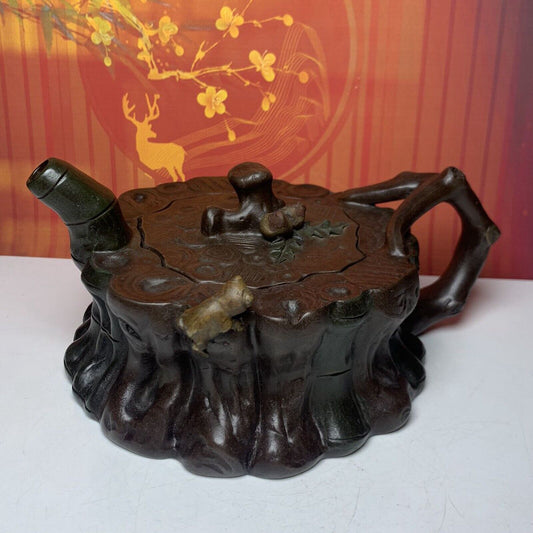 Vintage Chinese Yixing Purple Clay Teapot Zisha Ceremony Nice Teaware Collection