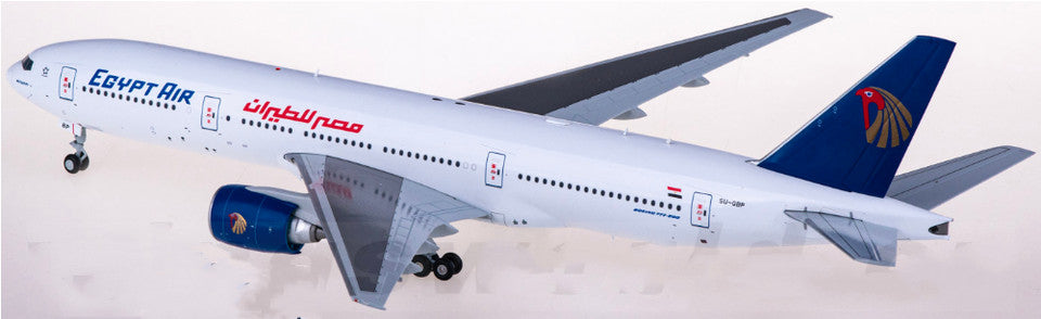 1:200 32CM JC Wings EgyptAir BOEING 777-200ER Passenger Airplane Diecast Model