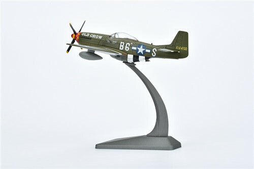 AF1 WWII US P-51D Mustang Fighter Green 1:72 DIECAST Aircraft Pre-builded Model