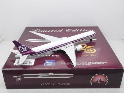 1:400 Phoenix QATAR BOEING B777-300ER Airplane Diecast Aircraft Plane Model