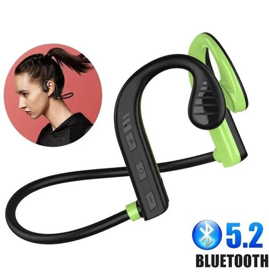 Bone Conduction Headphones Wireless Bluetooth 5.2 Outdoor Sport Open-Ear Headset