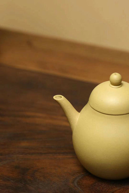 180cc China Yixing handmade purple sand green clay teapot Ligong Fuhu teapot-