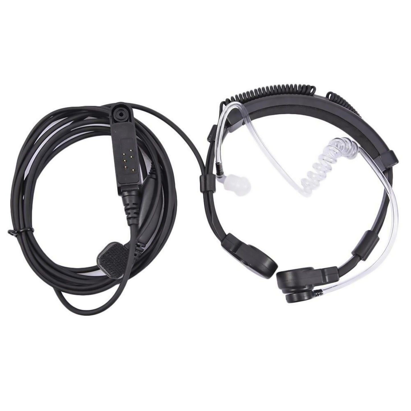 Acoustic Tube Throat Vibration Mic Headset For Baofeng UV-9R Plus BF-9700 GT-3WP