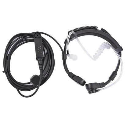 Acoustic Tube Throat Vibration Mic Headset For Baofeng UV-9R Plus BF-9700 GT-3WP