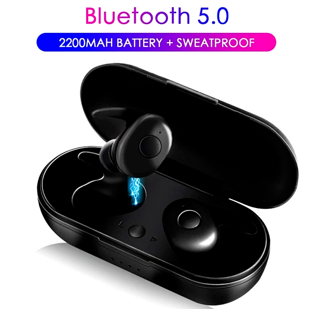 TWS Bluetooth 5.0 Wireless Earbuds Earphone In-Ear Stereo Waterproof Headphone