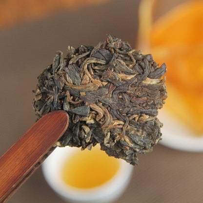 400g Pu'er Tea 2006 Chinese Tea Cake Yunnan Qizi Cake Raw Tea