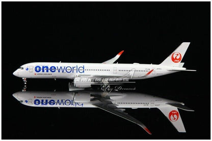 1:400 JC Wings JAPAN AIRLINES Oneworld AIRBUS A350-900 Airplane Diecast Model