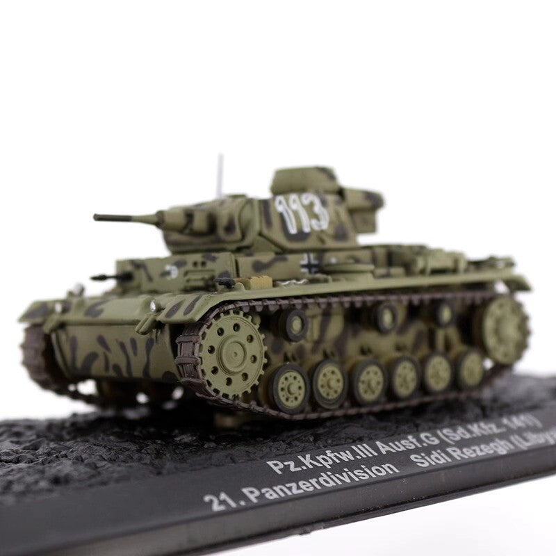 IXO 1:72 III G Medium Tank Ornament Battle Tank Finished Ornament Alloy Model