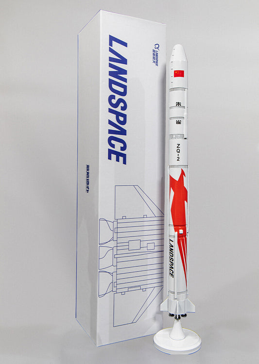1/152 ZQ2 China Zhuque-2 Carrier Rocket Painted Model H:35cm/14inches